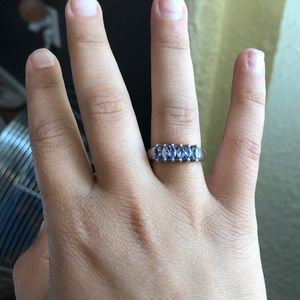 Tanzanite ring, worn once.
